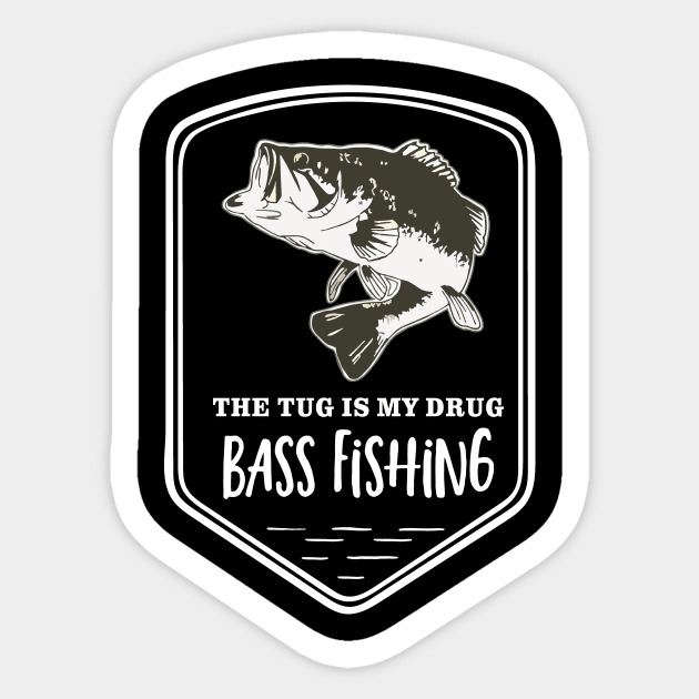 Bass Fishing Quote Largemouth Sticker by Outdoor Strong 